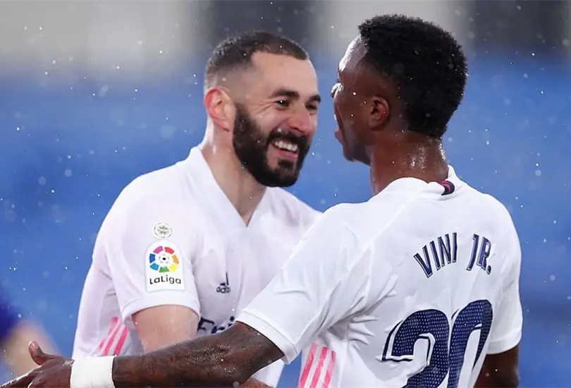 Benzema, de hablar mal de Vinicius a llamarlo un jugador top Benzema, de hablar mal de Vinicius a llamarlo un jugador top