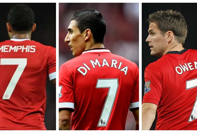 Jugadores que portaron el 7 en el Manchester United despu&eacute;s de Ronaldo y fracasaron