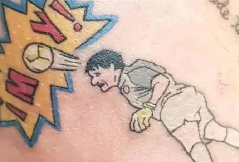 Los peores tatuajes de aficionados al deporte