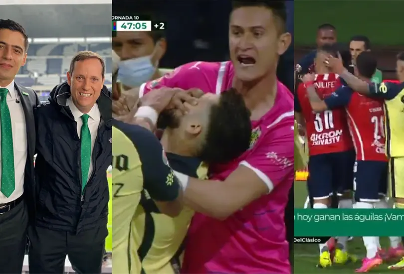 Jorge S&aacute;nchez, TUDN y el arbitraje brillan en el primer tiempo del Cl&aacute;sico Nacional
