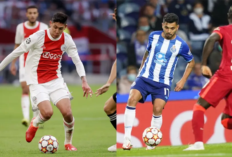 Edson y el Ajax ganan; Tecatito y Porto son goleados en la Champions League Edson y el Ajax ganan; Tecatito y Porto son goleados en la Champions League