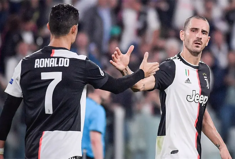 Empezamos a pensar que íbamos a ganar sólo con tener a CR7, dice Bonucci Empezamos a pensar que íbamos a ganar sólo con tener a CR7, dice Bonucci