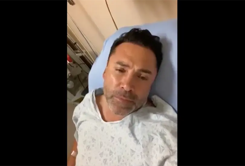 Desde el hospital, Óscar de la Hoya narra cómo se siente tras contraer Covid-19 Desde el hospital, Óscar de la Hoya narra cómo se siente tras contraer Covid-19