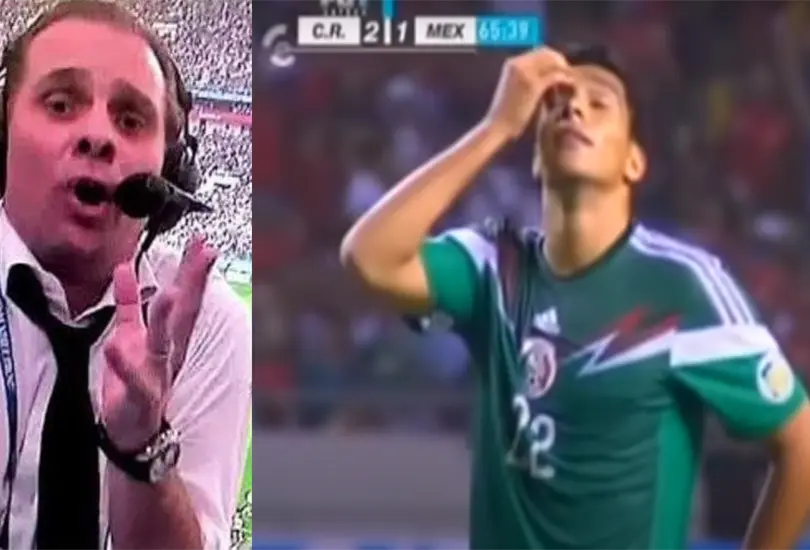 La narraci&oacute;n viral de Christian Martinoli en el M&eacute;xico-Costa Rica de 2013 