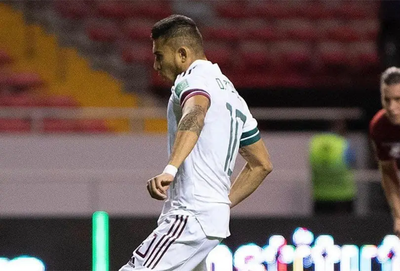 Orbelín Pineda anota ante Costa Rica tras feria de patadas en el primer tiempo Orbelín Pineda anota ante Costa Rica tras feria de patadas en el primer tiempo