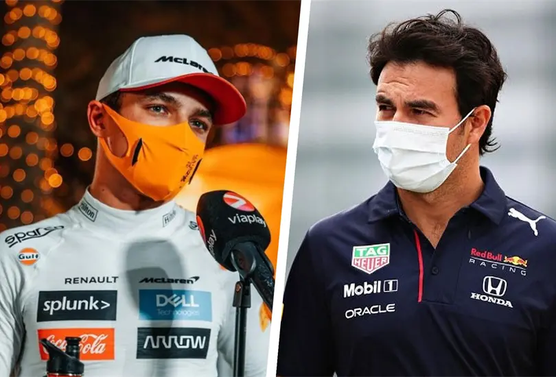Norris dice que Checo lo rebasó porque soltó su pie del acelerador Norris dice que Checo lo rebasó porque soltó su pie del acelerador