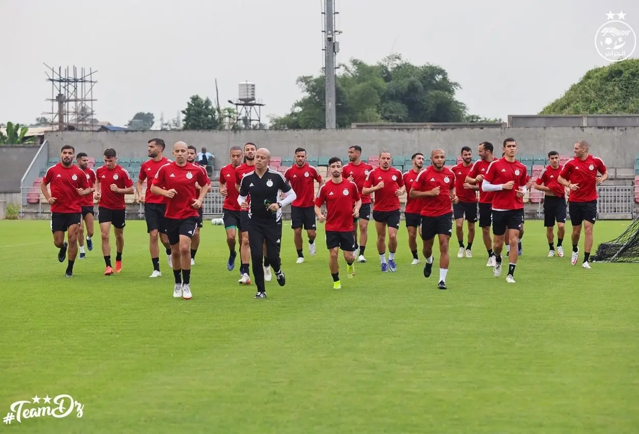 El combinado argelino debutará el martes en la Copa Africana ante Sierra Leona. Foto: Twitter @LesVerts