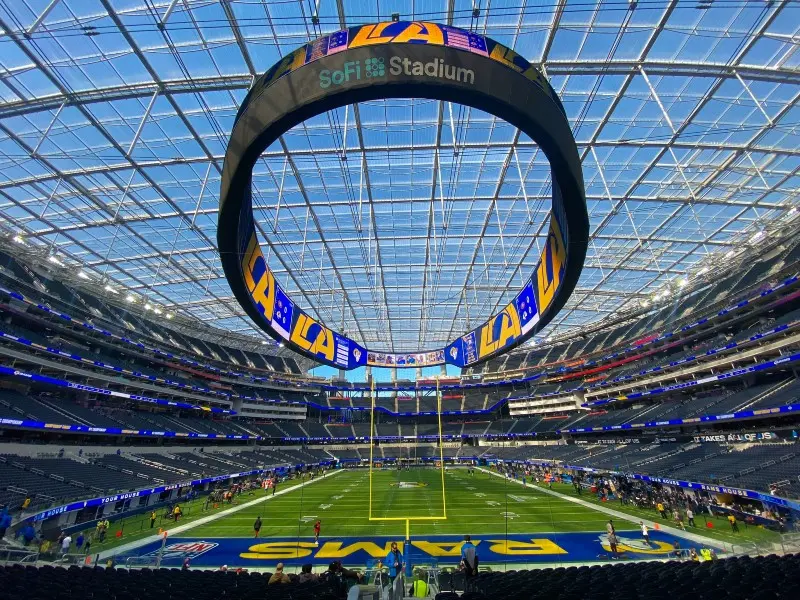 El Estadio SoFi, casa de los LA Rams, será sede del Super Bowl LVI - Twitter @SoFiStadium