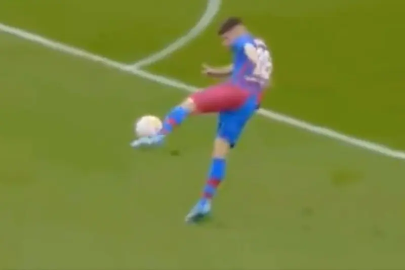 Jordi Alba anotó un golazo en la goleada del Barcelona sobre el Atlético - Captura de pantalla