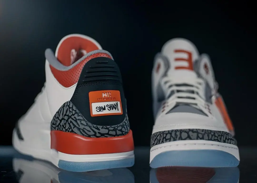Estos son los tenis exclusivos de Jordan. (Instagram @eminem)
