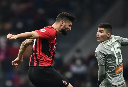 Milan deja fuera al Genoa de la Copa de Italia; Johan jugó todo el encuentro