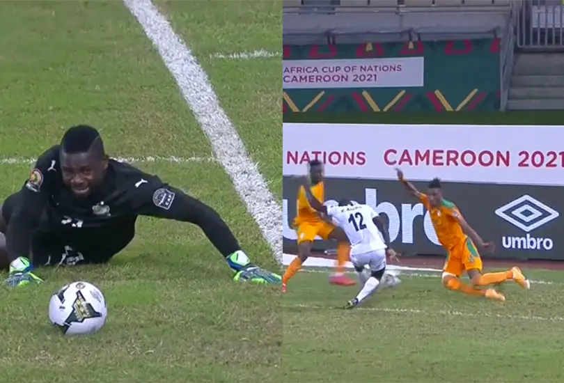 &iexcl;Incre&iacute;ble! Portero de Costa de Marfil se lesiona y regala gol en Copa Africana