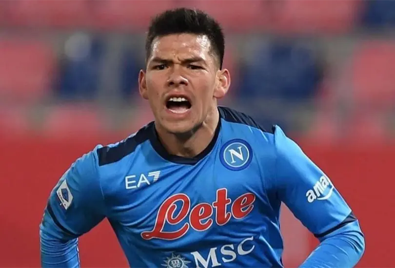 &iexcl;Inspirado! Chucky Lozano marca doblete en el duelo del Napoli ante el Bolonia