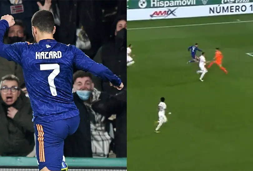 Exportero de Liga MX comete error y Hazard se vuelve el h&eacute;roe del Real Madrid en Copa