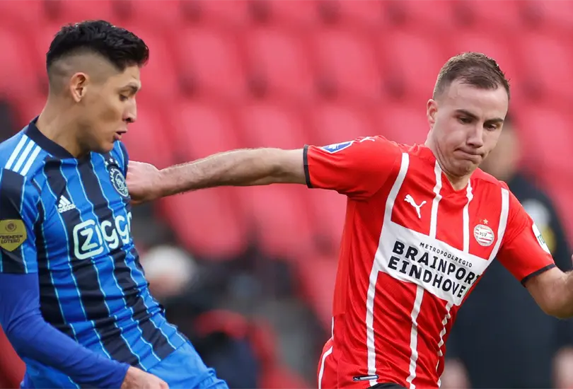 Edson y Ajax derrotan a Guti y PSV para retomar el liderato de la Eredivisie Edson y Ajax derrotan a Guti y PSV para retomar el liderato de la Eredivisie