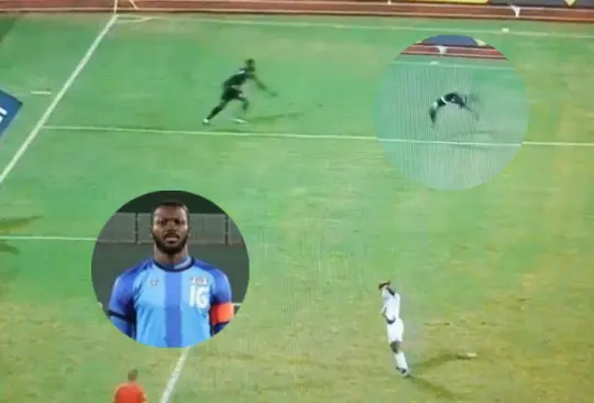 El festejo del portero Hervé Koffi, con salto mortal, que se hizo viral en la Copa Africana