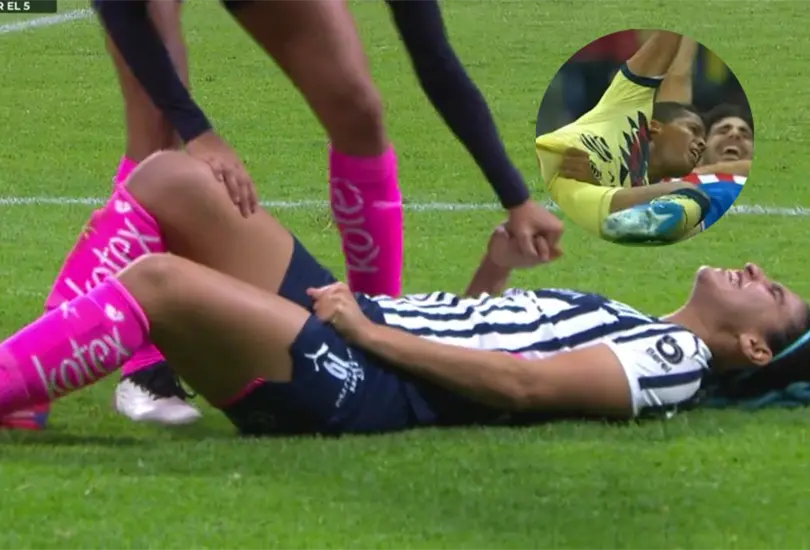 ¡Como Gio dos Santos! La fuerte lesión de Mariana Cadena ante América ¡Como Gio dos Santos! La fuerte lesión de Mariana Cadena ante América