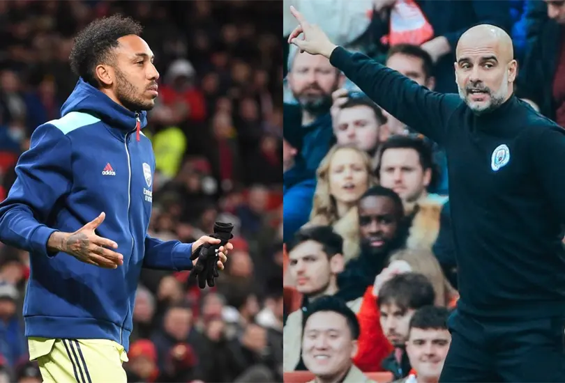 Pep Guardiola y Pierre-Emerick Aubameyang dan positivo a Covid-19 Pep Guardiola y Pierre-Emerick Aubameyang dan positivo a Covid-19