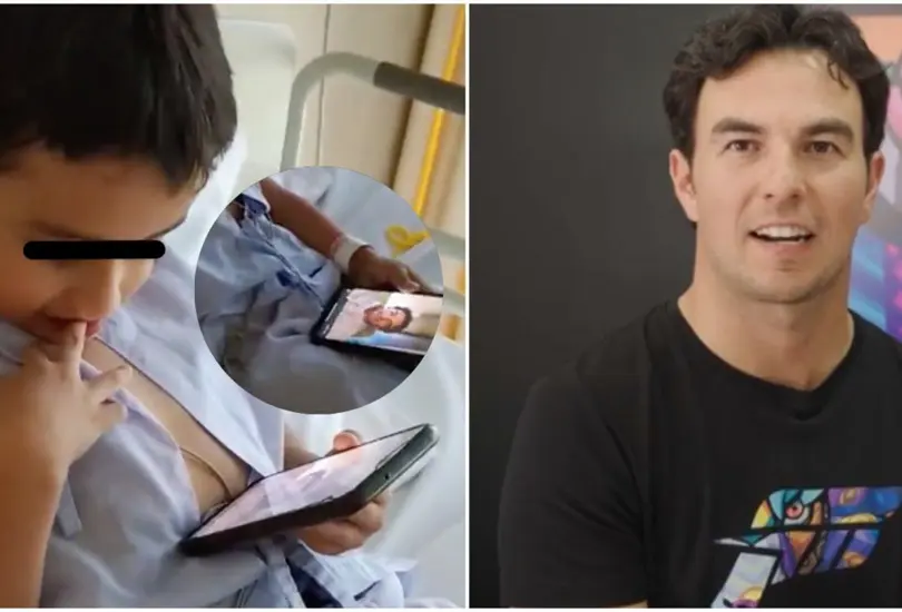 Niño con una enfermedad de corazón recibe sorpresa de Checo Pérez Niño con una enfermedad de corazón recibe sorpresa de Checo Pérez
