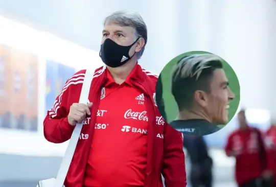 Luis Reyes no pudo evitar la risa tras un insulto al Tata Martino. Luis Reyes no pudo evitar la risa tras un insulto al Tata Martino.