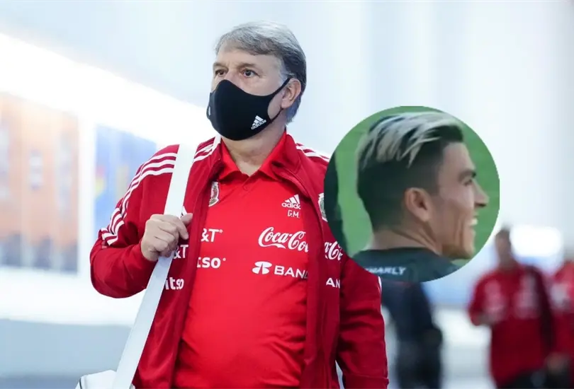 Luis Reyes no pudo evitar la risa tras un insulto al Tata Martino. Luis Reyes no pudo evitar la risa tras un insulto al Tata Martino.