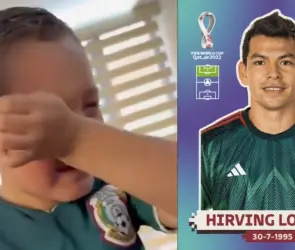 VIDEO: Niño llora de alegría tras conseguir al Chucky Lozano en el álbum Panini Qatar 2022