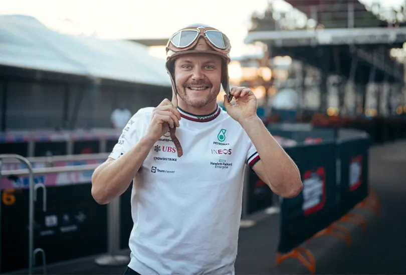Valtteri Bottas recibió un premio especial por ganar la pole position del GP de México en 2021 y en 2022 se repetirá la tradición Valtteri Bottas recibió un premio especial por ganar la pole position del GP de México en 2021 y en 2022 se repetirá la tradición
