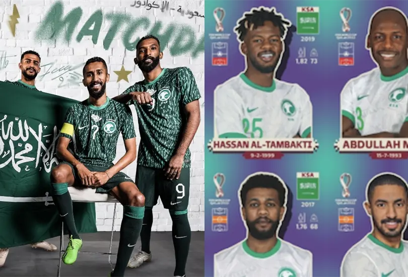 Arabia Saudi present&oacute; su prelista para Qatar 2022 &iquest;Coinciden con los seleccionados del &aacute;lbum Panini?