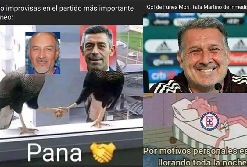 Cruz Azul se llevó el protagonismo de los memes después de ser eliminado ante Monterrey. Cruz Azul se llevó el protagonismo de los memes después de ser eliminado ante Monterrey.