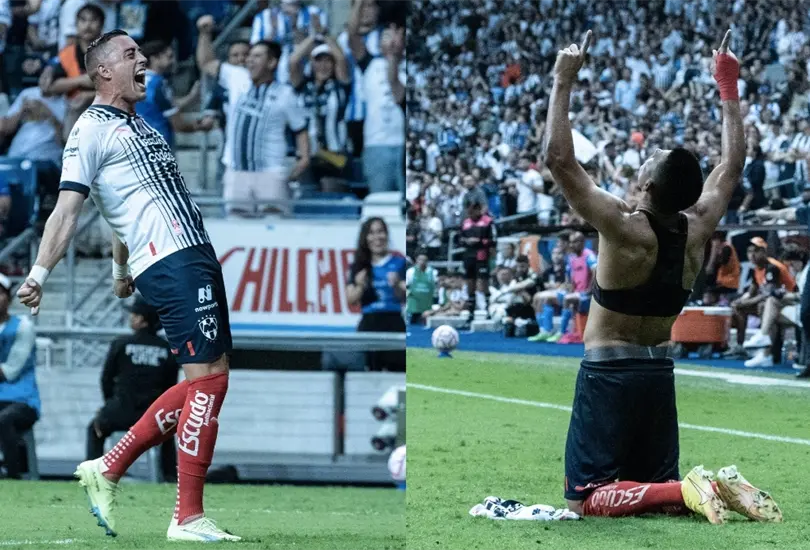 Funes Mori y Gallardo marcaron ante Cruz Azul para Rayados. Funes Mori y Gallardo marcaron ante Cruz Azul para Rayados.