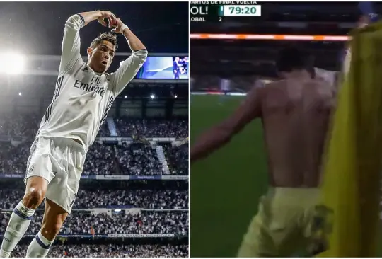 Jürgen Damm celebró su gol como Cr7, sin embargo, le anularon el gol y lo amonestan por quitarse la camiseta.