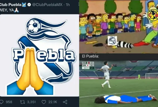 El Puebla se fue eliminado del torneo a manos del América.