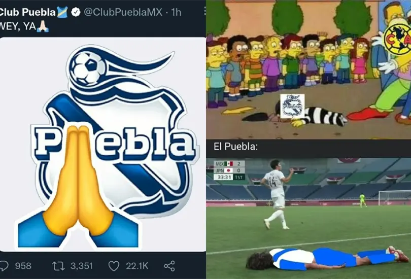 El Puebla se fue eliminado del torneo a manos del Am&eacute;rica.