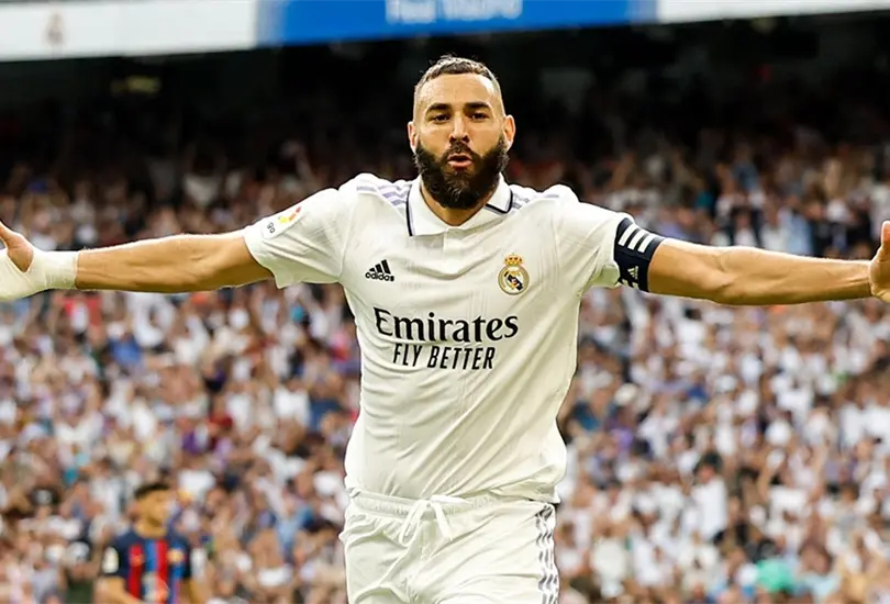Karim Benzema adelant&oacute; al Real Madrid en El Cl&aacute;sico