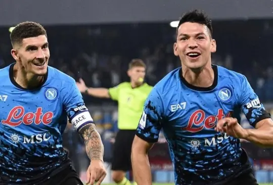 Chucky Lozano anotó un gol en la victoria del Napoli sobre el Bologna