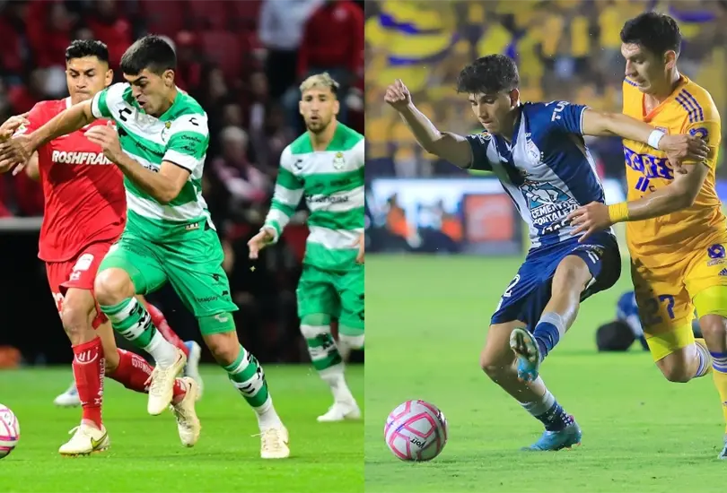 Santos, Toluca, Pachuca y Tigres buscan clasificar a las semifinales del Apertura 2022