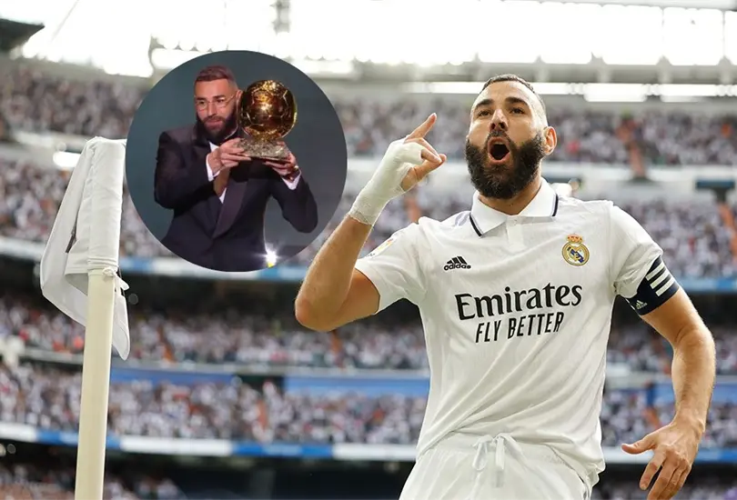 Karim Benzema fue el ganador del Premio Bal&oacute;n de Oro 2022
