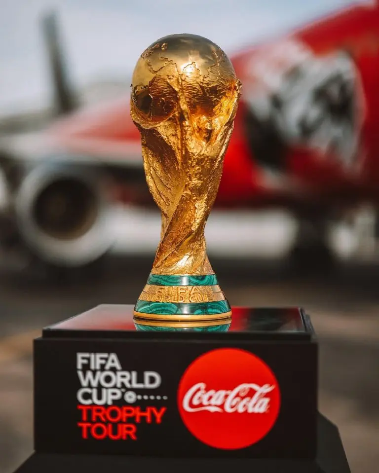 La Copa del Mundo se realizará en el próximo mes de noviembre. Foto: Twitter @TrophyTour
