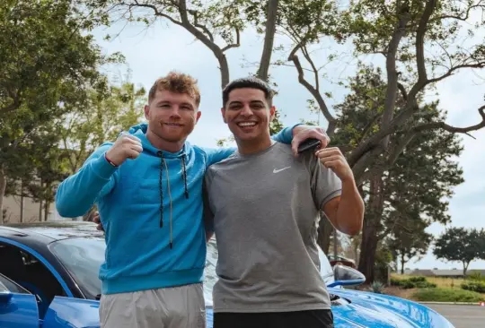 Saúl Canelo Álvarez tiene una buena amistada con Eduin Caz de Grupo Firme.