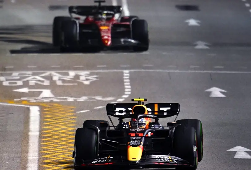 Checo P&eacute;rez gan&oacute; el GP de Singapur, pero se la podr&iacute;an quitar por un castigo