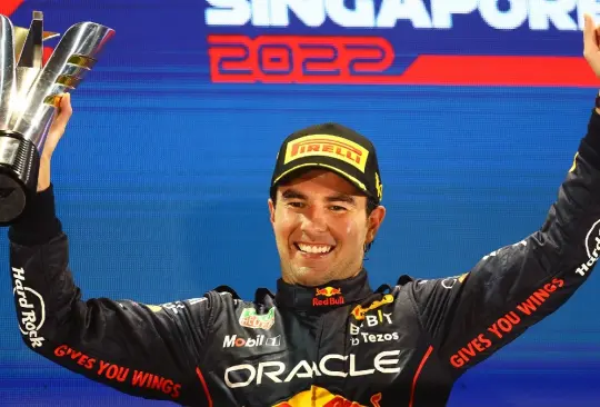 Checo Pérez dijo que su triunfo en el GP de Singapur fue la mejor de su carrera