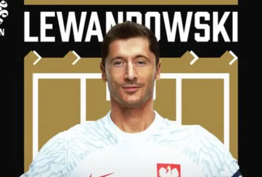 El delantero del Barcelona, Robert Lewandowski, encabeza la lista de Polonia para Qatar 2022.