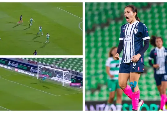 Aylin Aviléz fue una de las estrellas del encuentro al anotar un golazo en el juego de Rayadas vs Santos.