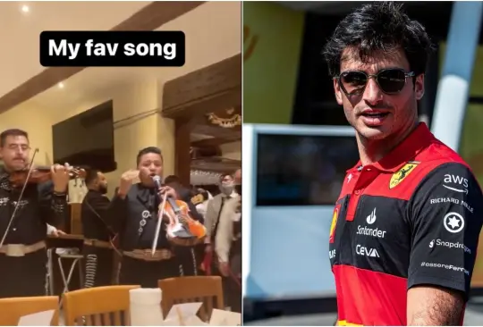 Carlos Sainz disfrutó al ritmo de los mariachis. Carlos Sainz disfrutó al ritmo de los mariachis.
