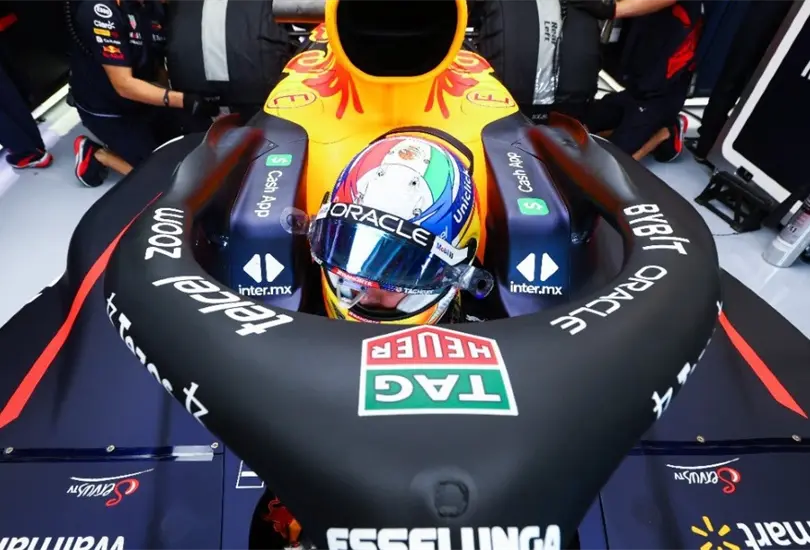 Checo P&eacute;rez y los otros pilotos de la F1 son pesados despu&eacute;s de cada carrera