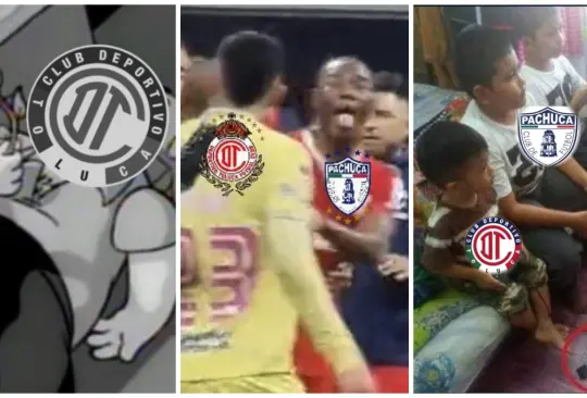 Los memes se hicieron presentes después de la goleada del Pachuca sobre Toluca.