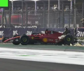 ¿Ventaja para ´Checo´? Charles LeClerc choca en la segunda práctica del GP de México