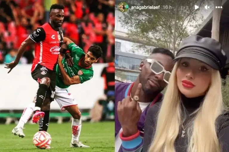 Julián Quiñones y su pareja estaban en el centro comercial de Zapopan - Instagram @julianquinones33