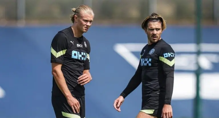 Erling Haaland lleva tres hat-tricks con el Manchester City. (@mancity)