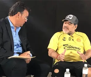 David Faitelson relata la vez que pag&oacute; miles de d&oacute;lares por una entrevista con Maradona